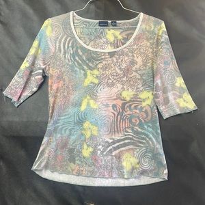 Vintage westbound 3/4 Sleeve Top! Size Medium